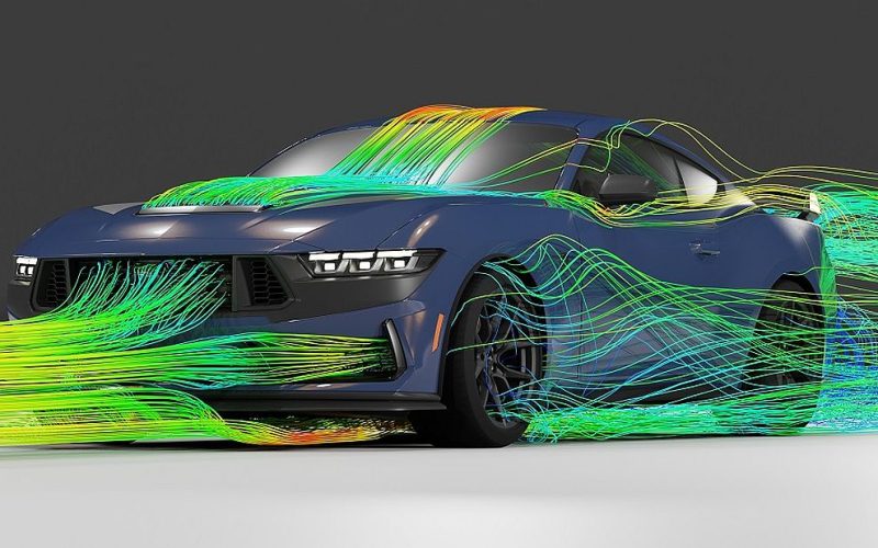 Aero First: La caminadora de túnel de viento de 200 mph ayudó a diseñar el Ford Mustang más aerodinámico y apto para pista