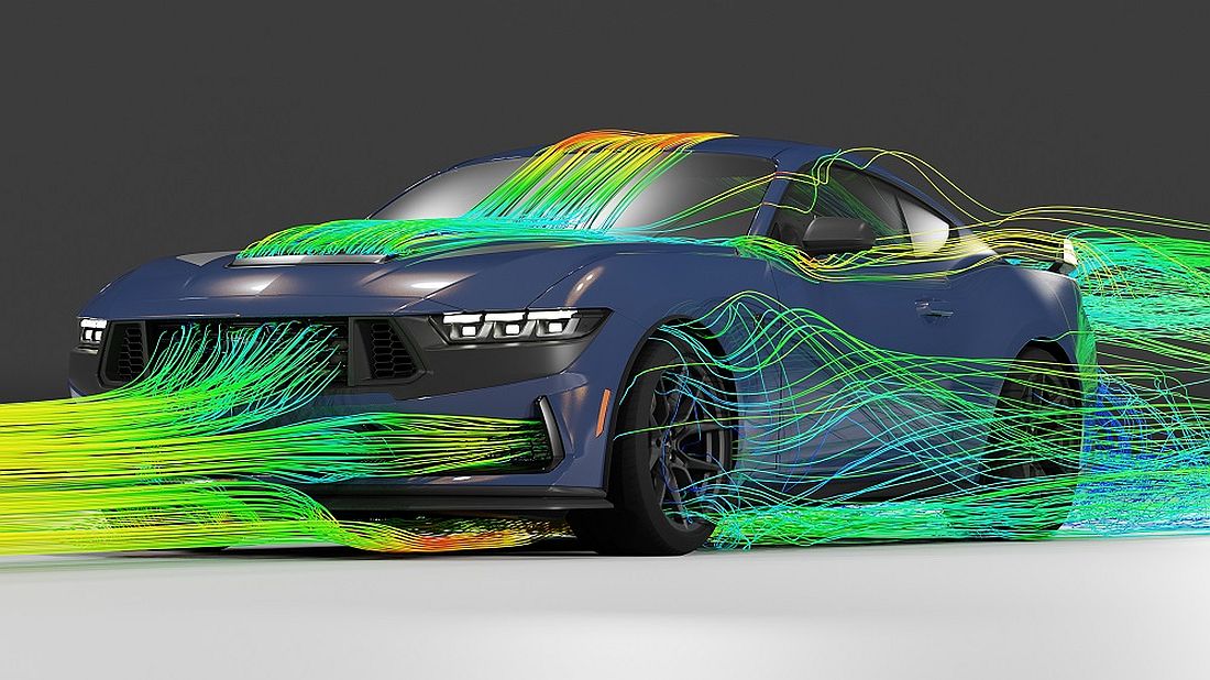 Aero First: La caminadora de túnel de viento de 200 mph ayudó a diseñar el Ford Mustang más aerodinámico y apto para pista