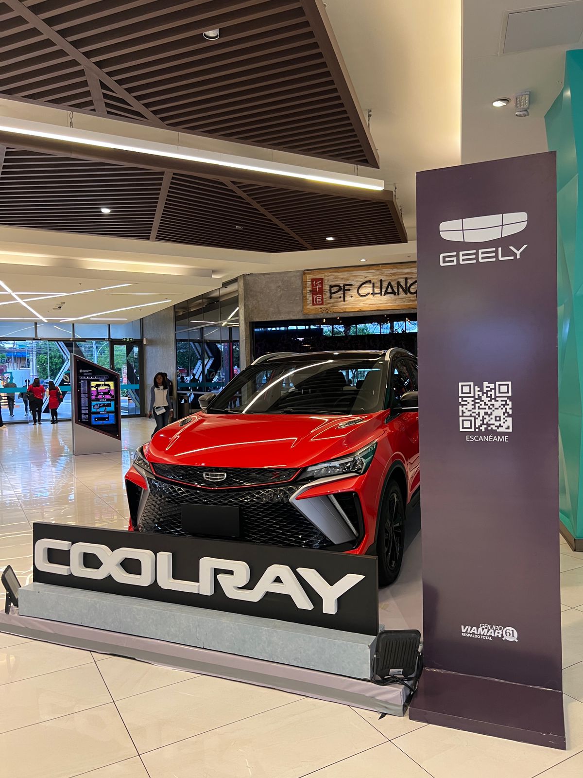 Geely Dominicana sorprende con su exhibición de la Geely Coolray en Downtown Center