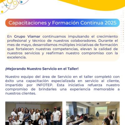 Nuestro equipo continúa fortaleciéndose a través de la formación y el aprendizaje continuo
