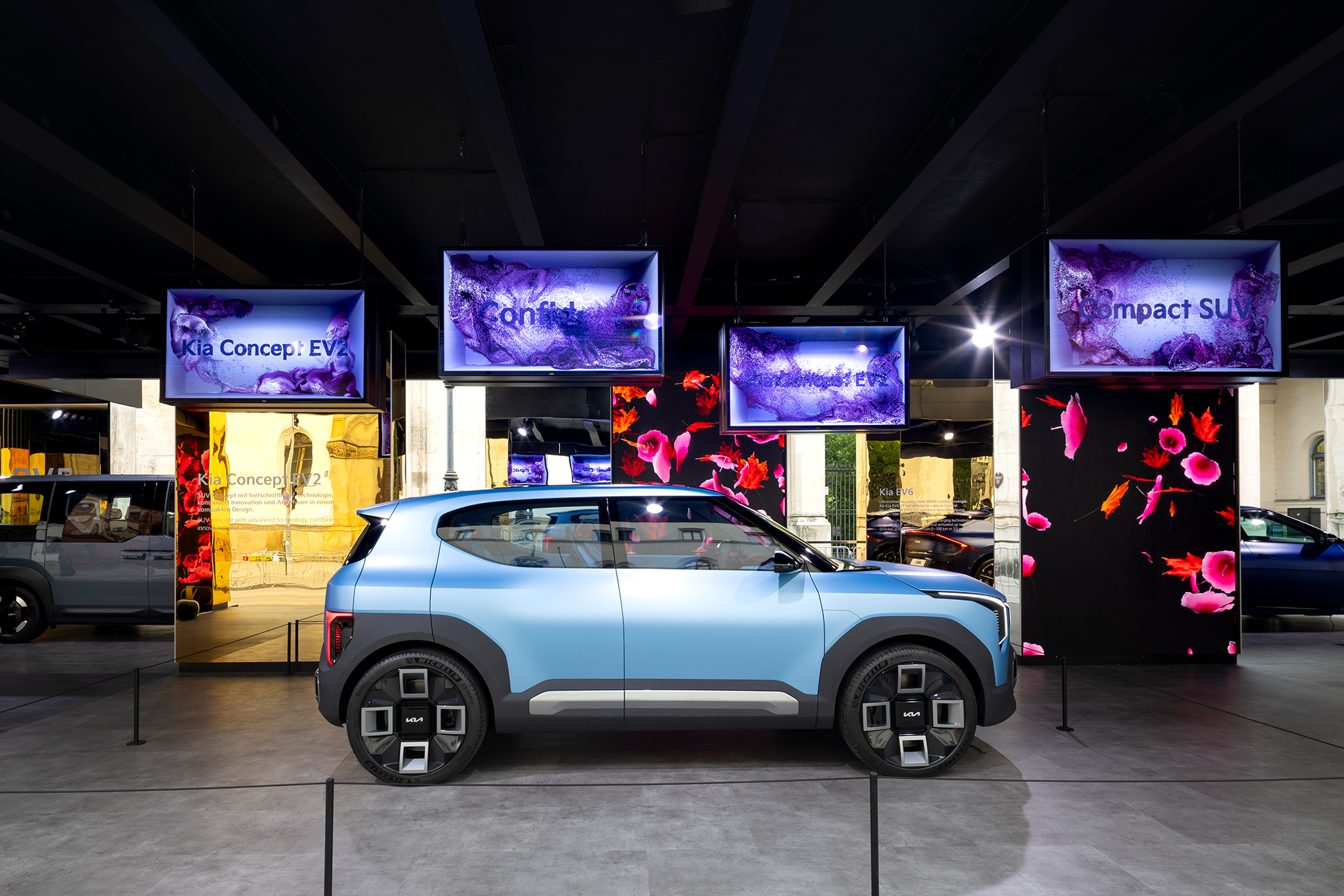 Debut público europeo del Kia EV5 Kia presenta su amplia cartera de vehÃculos eléctricos en IAA Mobility 2025.