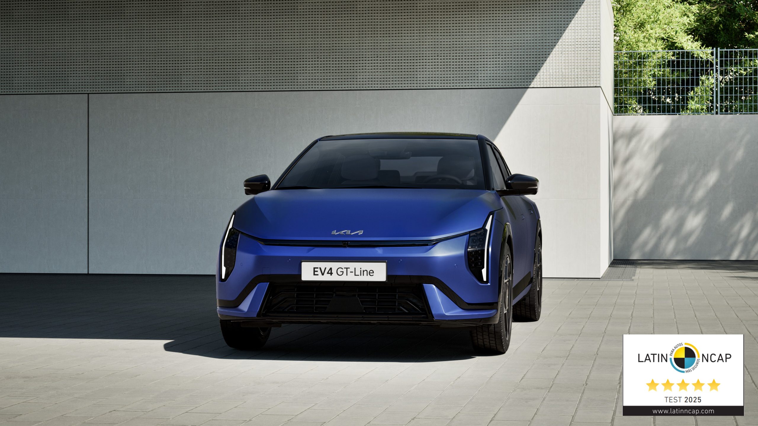 Kia EV4 obtiene la máxima calificación de seguridad en Latin NCAP.