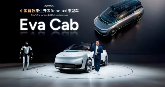 Geely revela Eva Cab Concept, un robotaxi diseñado para la movilidad del futuro