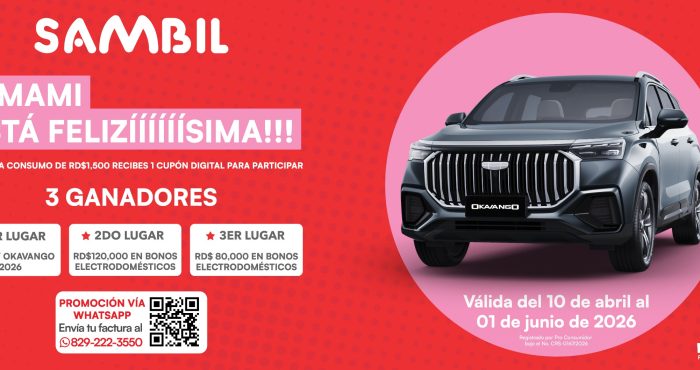 Un Geely Okavango 2026 te espera en la nueva promoción de Sambil Santo Domingo y Grupo Viamar