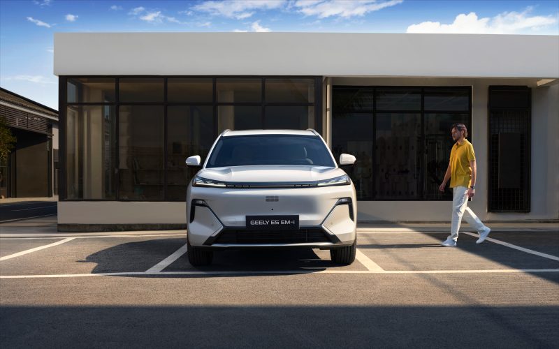 Geely EX5 EM-i en prueba extrema de seguridad